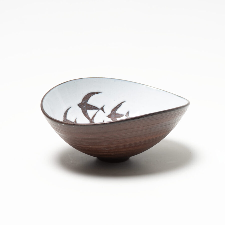Vintage Swallow Bowl by Kari Bing & Magne Stueland