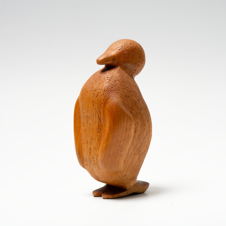 Unique wood penguin by Arne Lindaas