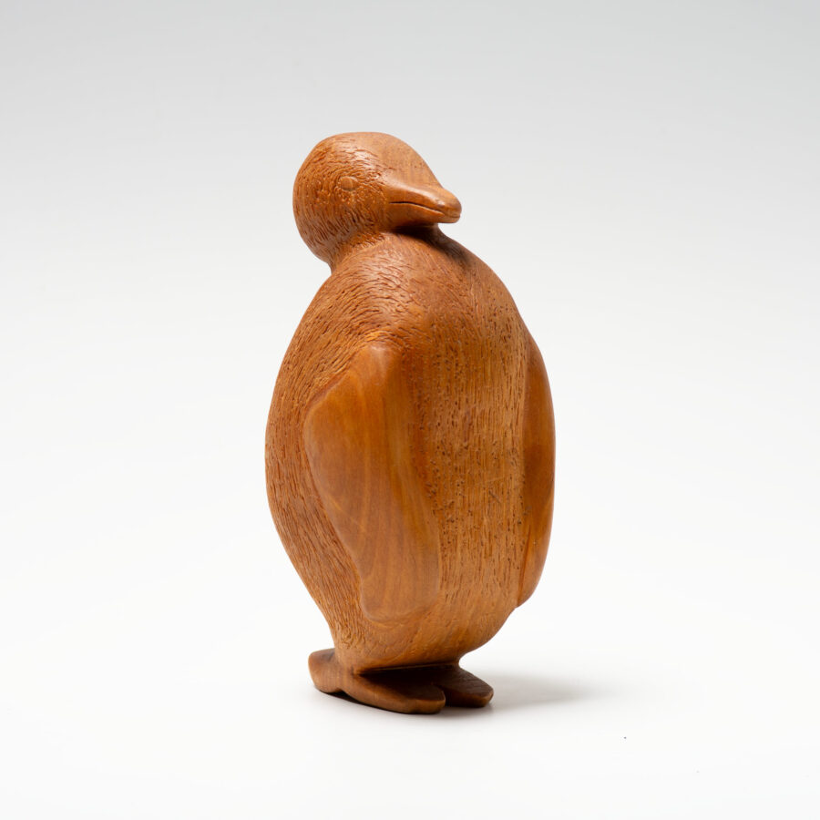 Unique wood penguin by Arne Lindaas