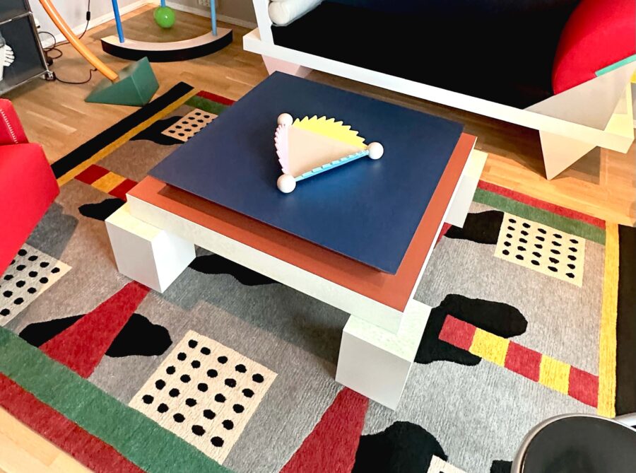California rug by Nathalie Du Pasquier for Memphis