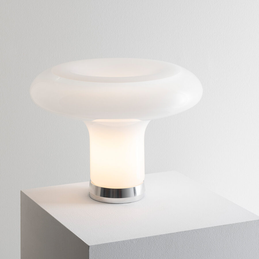 Lesbo table lamp by Angelo Mangiarotti