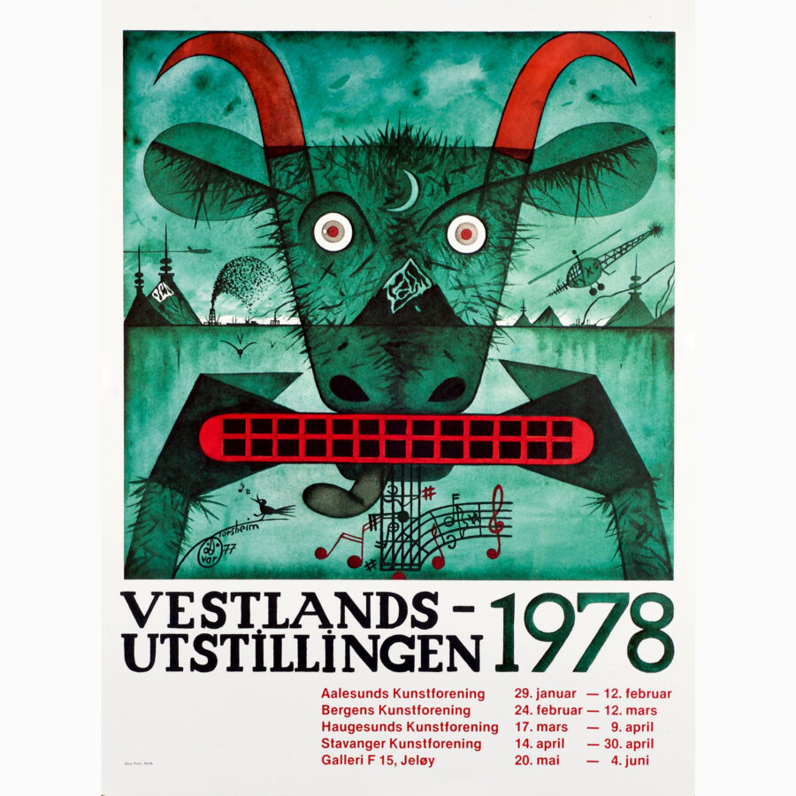 Oddvar Torsheim - Vestlandsutstillingen, 1978