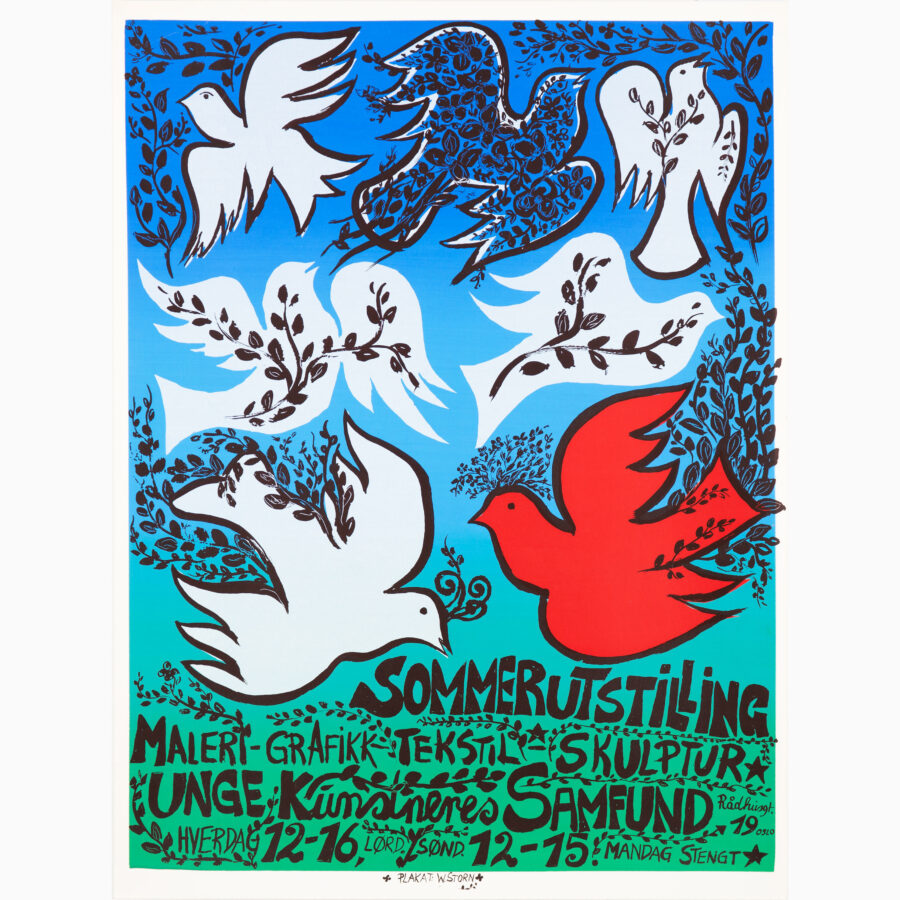 Willi Storn - Sommerutstilling UKS, poster