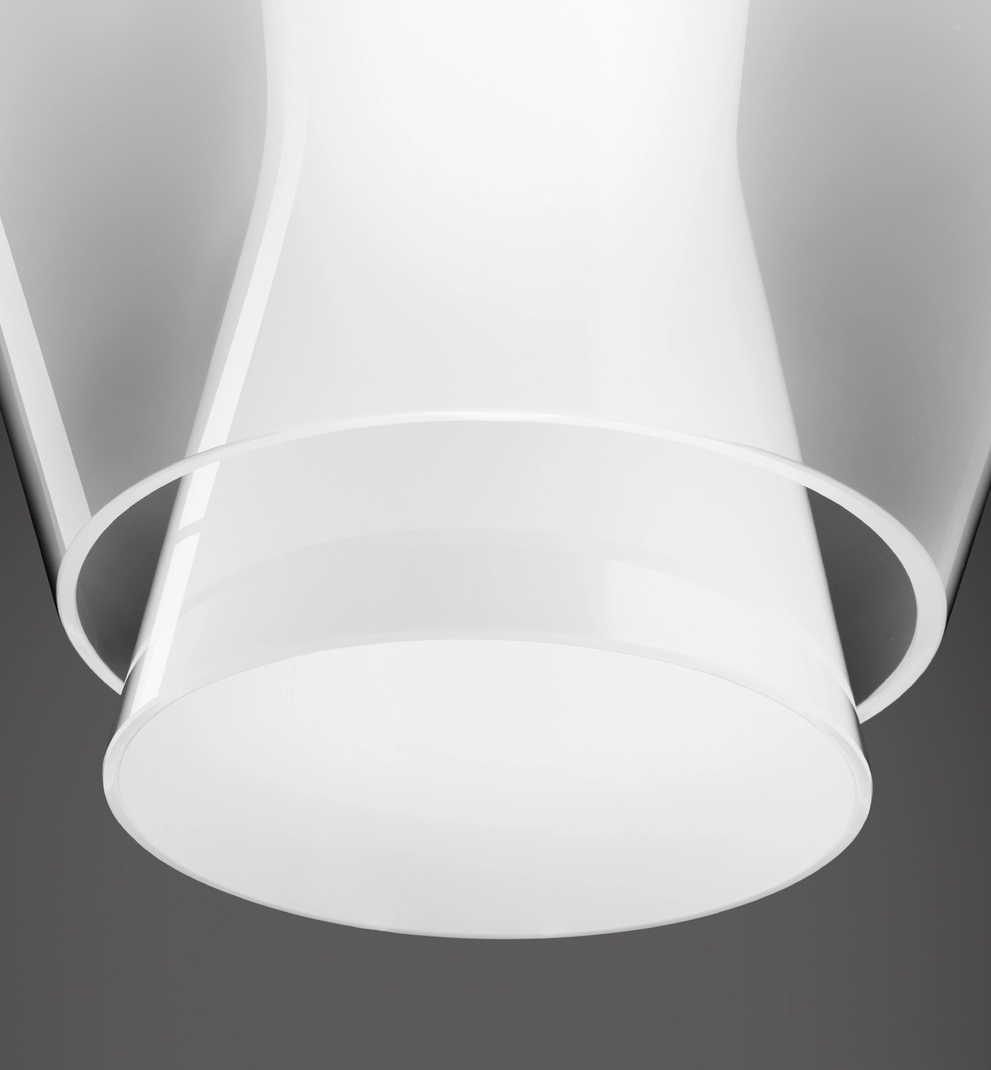 Anisette glass suspension by Vistosi Murano